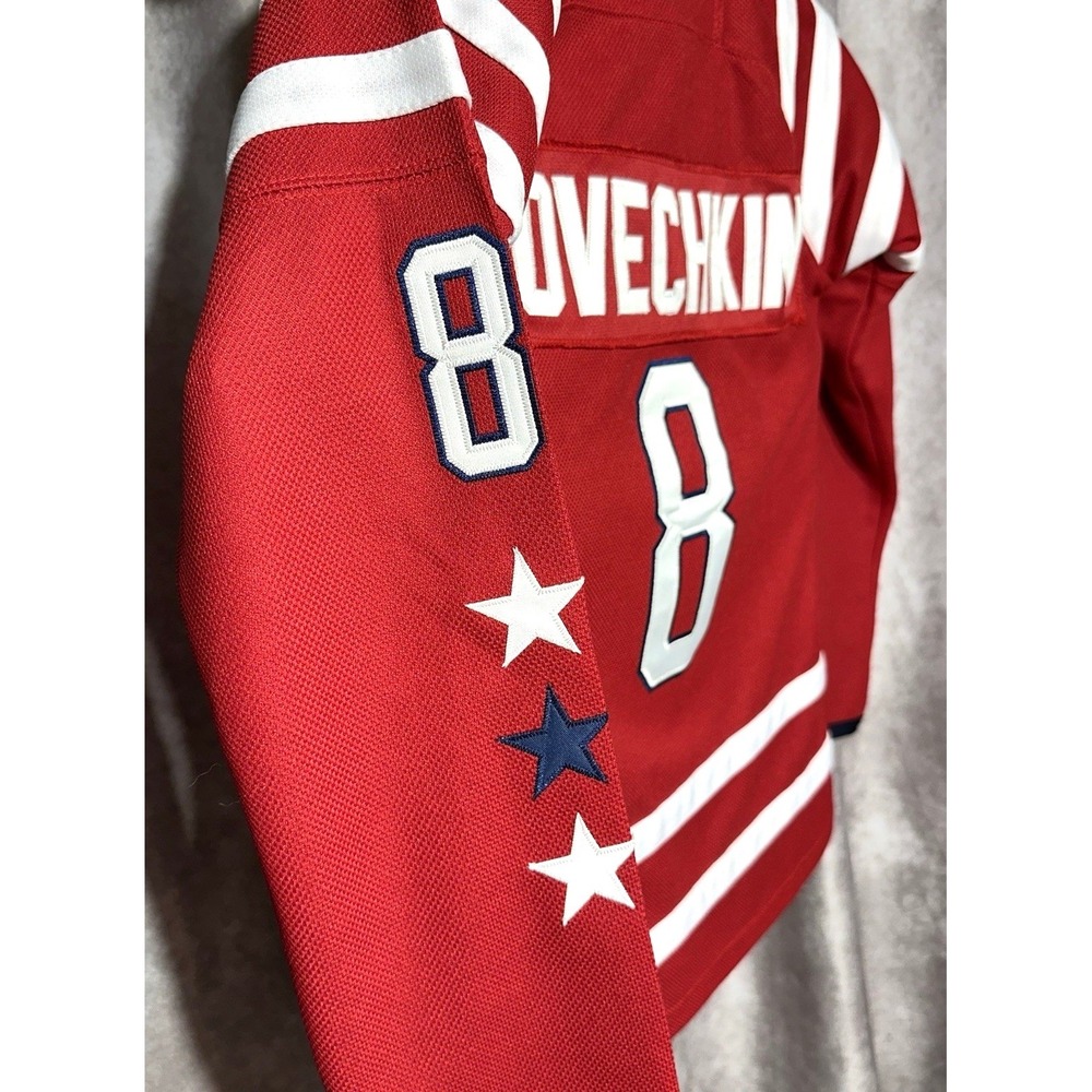 Reebok Washington Capitals Jersey Womens S Red Excellent Ovechkin Winter 2015 - Picture 6 of 16